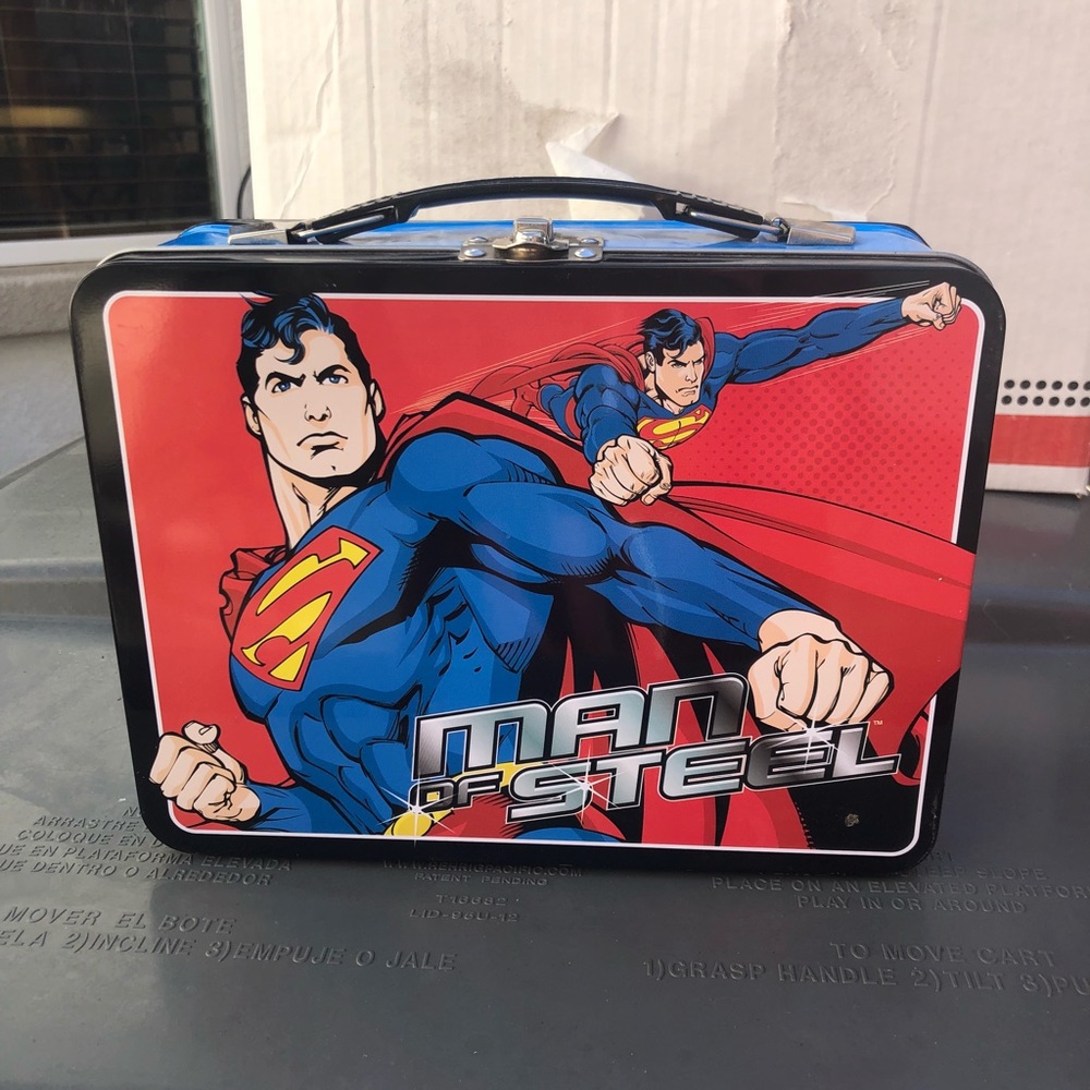 Man of Steel Superman metal lunchbox